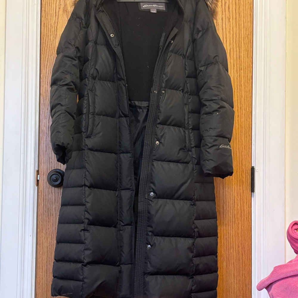 Eddie Bauer Women's Black Down Coat